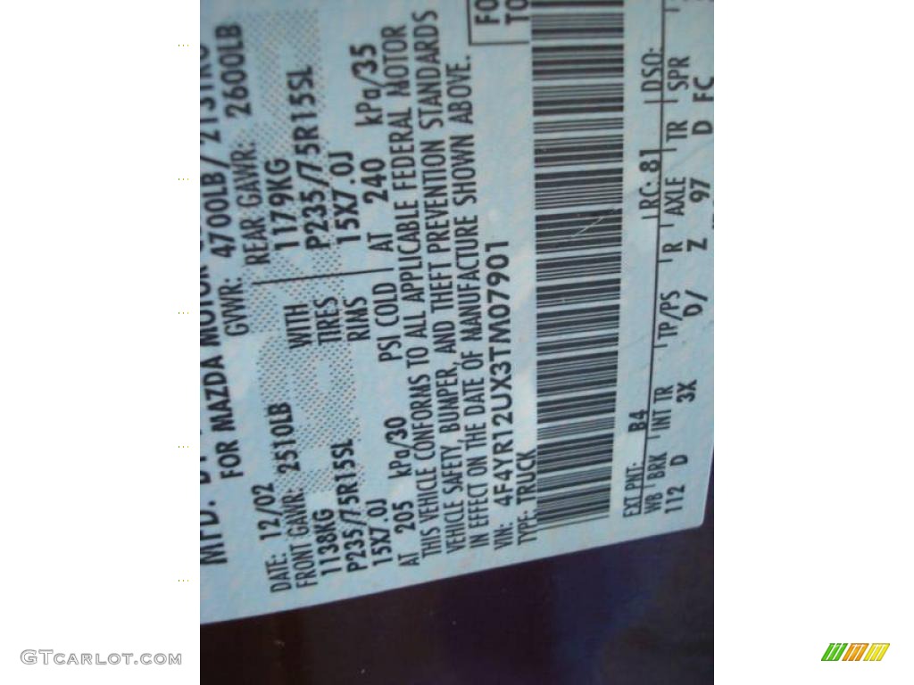 2003 B-Series Truck B3000 Regular Cab Dual Sport - Blazing Copper Metallic / Pebble Beige photo #14