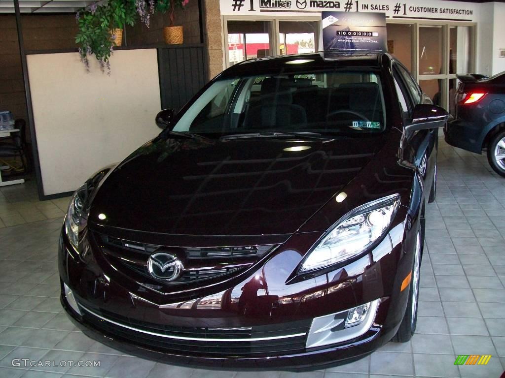 2010 MAZDA6 i Touring Sedan - Black Cherry Metallic / Black photo #1