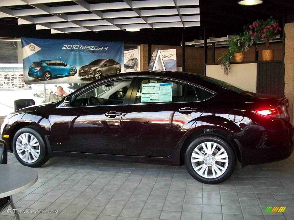 2010 MAZDA6 i Touring Sedan - Black Cherry Metallic / Black photo #2