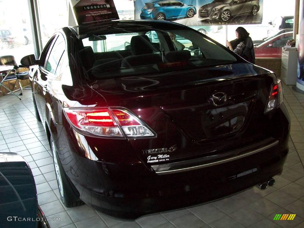 2010 MAZDA6 i Touring Sedan - Black Cherry Metallic / Black photo #3