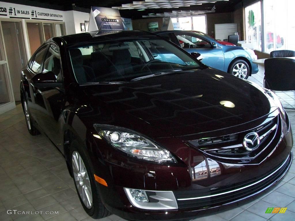 2010 MAZDA6 i Touring Sedan - Black Cherry Metallic / Black photo #6