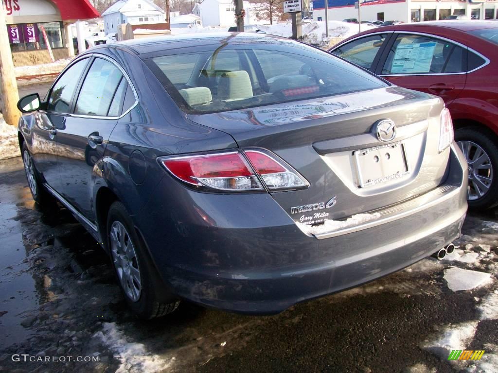 2010 MAZDA6 i Sport Sedan - Comet Gray Mica / Beige photo #3