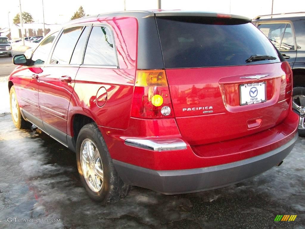 2005 Pacifica Touring AWD - Inferno Red Crystal Pearl / Dark Slate Gray photo #3