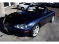 2001 Midnight Blue Mica Mazda MX-5 Miata LS Roadster  photo #24