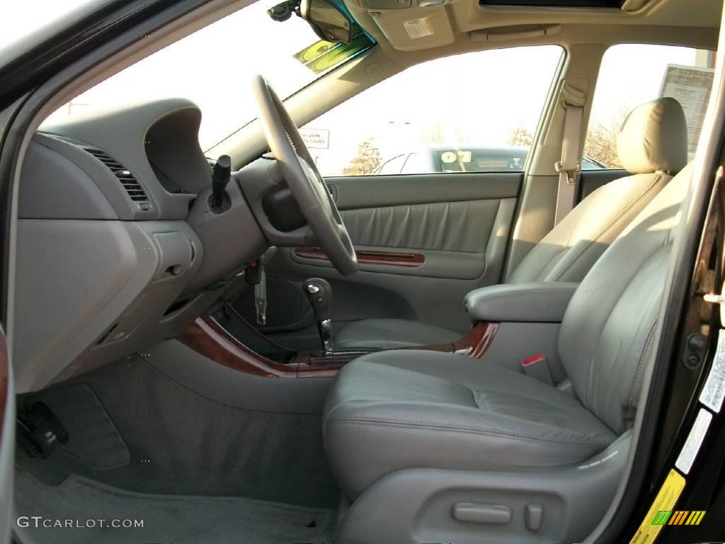 2003 Camry XLE V6 - Black / Taupe photo #7