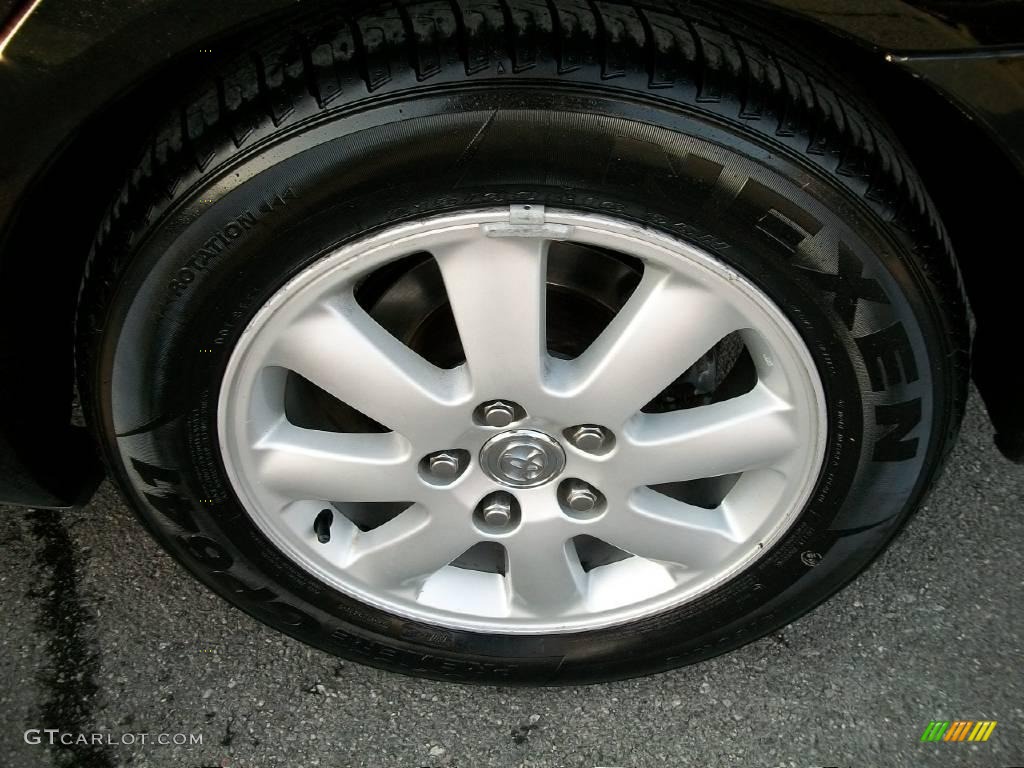 2003 Camry XLE V6 - Black / Taupe photo #14