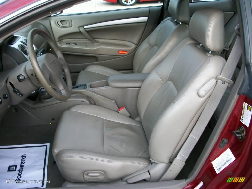 2005 Sebring Limited Coupe - Deep Red Pearl / Dark Taupe/Medium Taupe photo #14