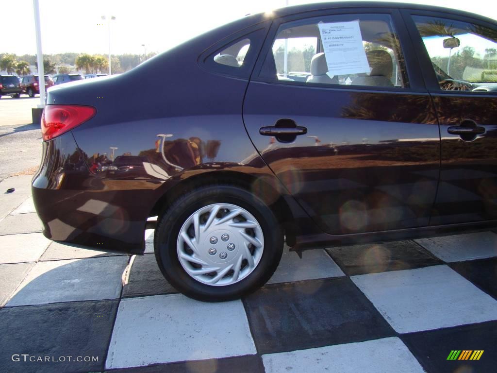 2009 Elantra SE Sedan - Purple Rain / Beige photo #30