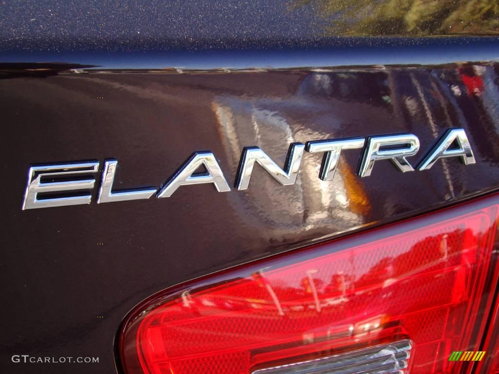 2009 Elantra SE Sedan - Purple Rain / Beige photo #32