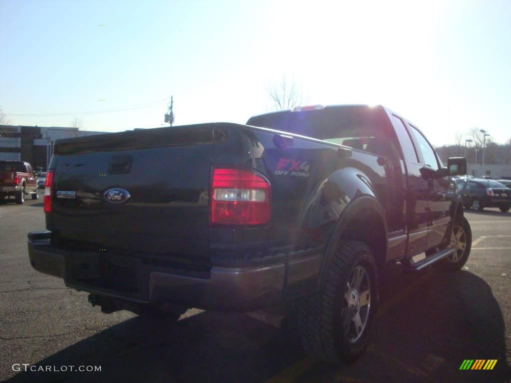 2006 F150 FX4 SuperCab 4x4 - Black / Black/Medium Flint photo #9