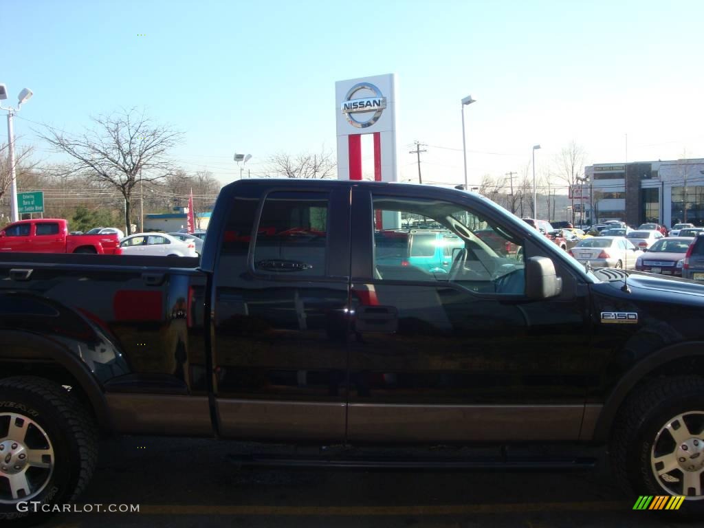 2006 F150 FX4 SuperCab 4x4 - Black / Black/Medium Flint photo #21