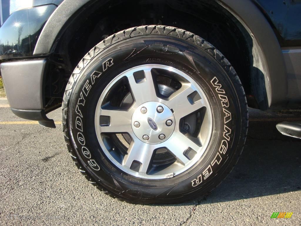 2006 F150 FX4 SuperCab 4x4 - Black / Black/Medium Flint photo #23
