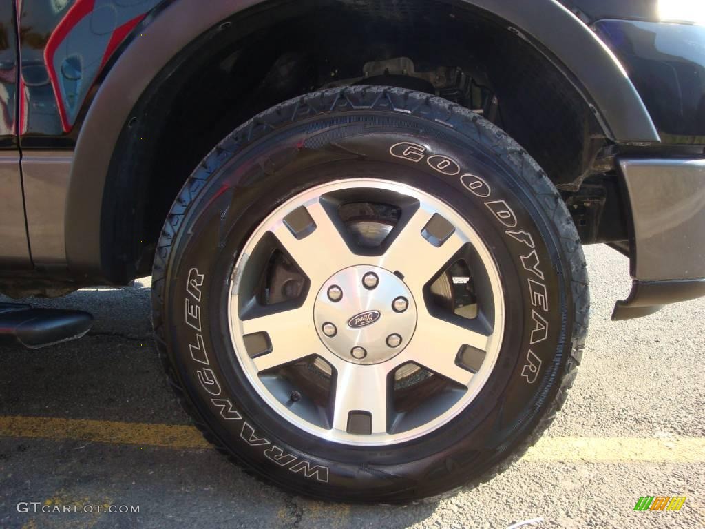 2006 F150 FX4 SuperCab 4x4 - Black / Black/Medium Flint photo #26