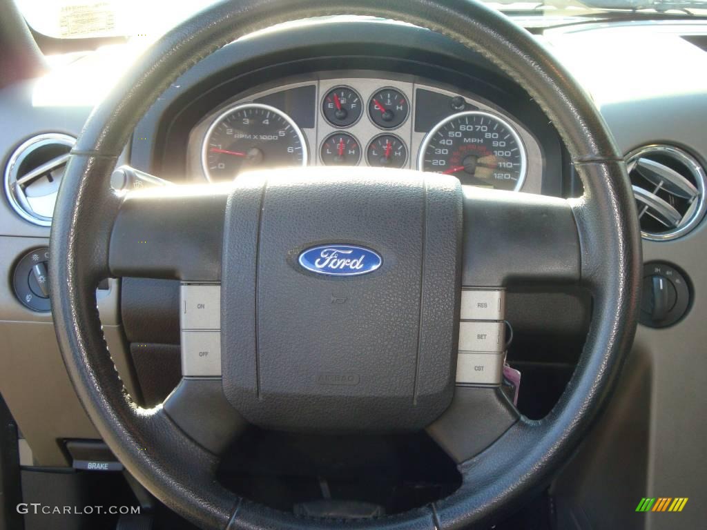 2006 F150 FX4 SuperCab 4x4 - Black / Black/Medium Flint photo #33