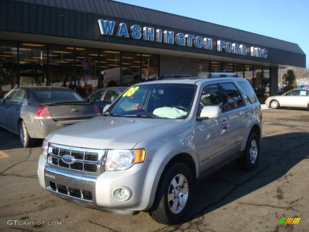 2008 Escape Limited 4WD - Silver Metallic / Charcoal photo #1