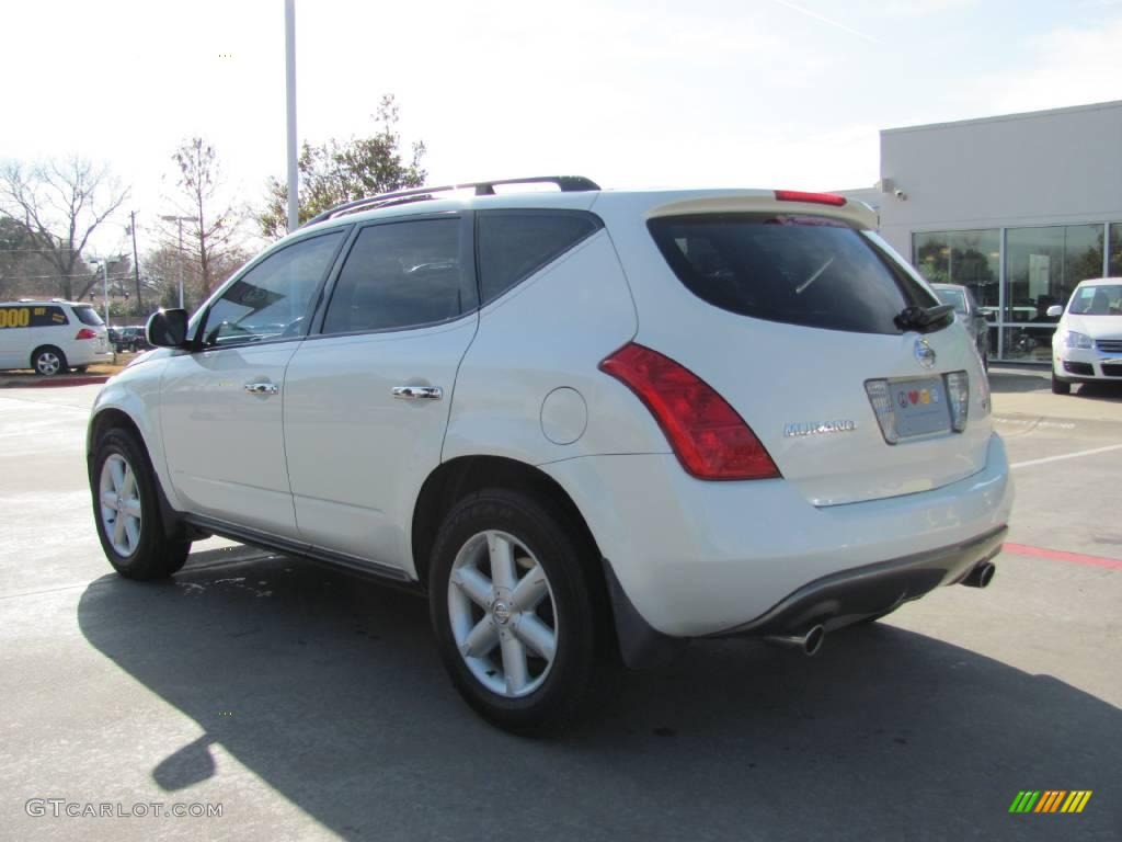 2003 Murano SE - Glacier White Pearl / Cafe Latte photo #3