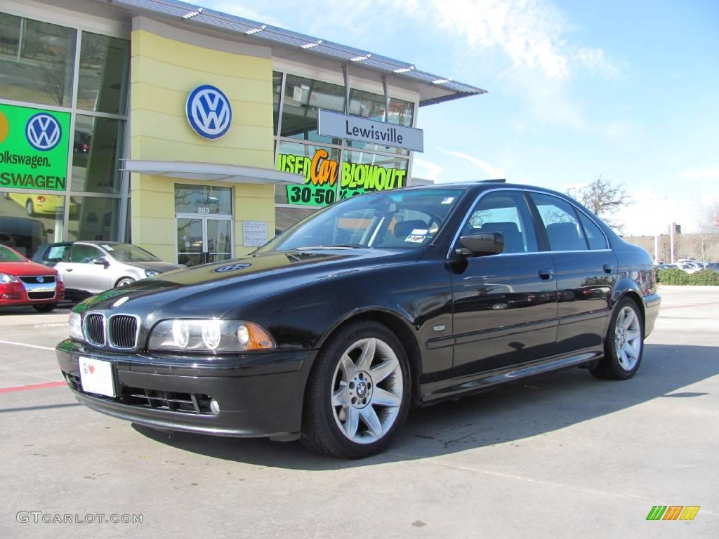 2003 5 Series 525i Sedan - Jet Black / Black photo #1