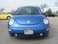 2001 Techno Blue Pearl Volkswagen New Beetle GLS 1.8T Coupe  photo #8