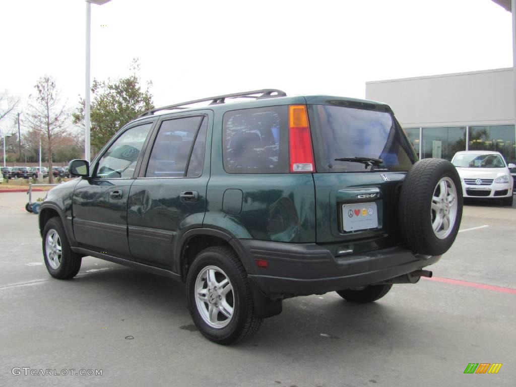 1999 CR-V EX 4WD - Clover Green Pearl / Charcoal photo #3