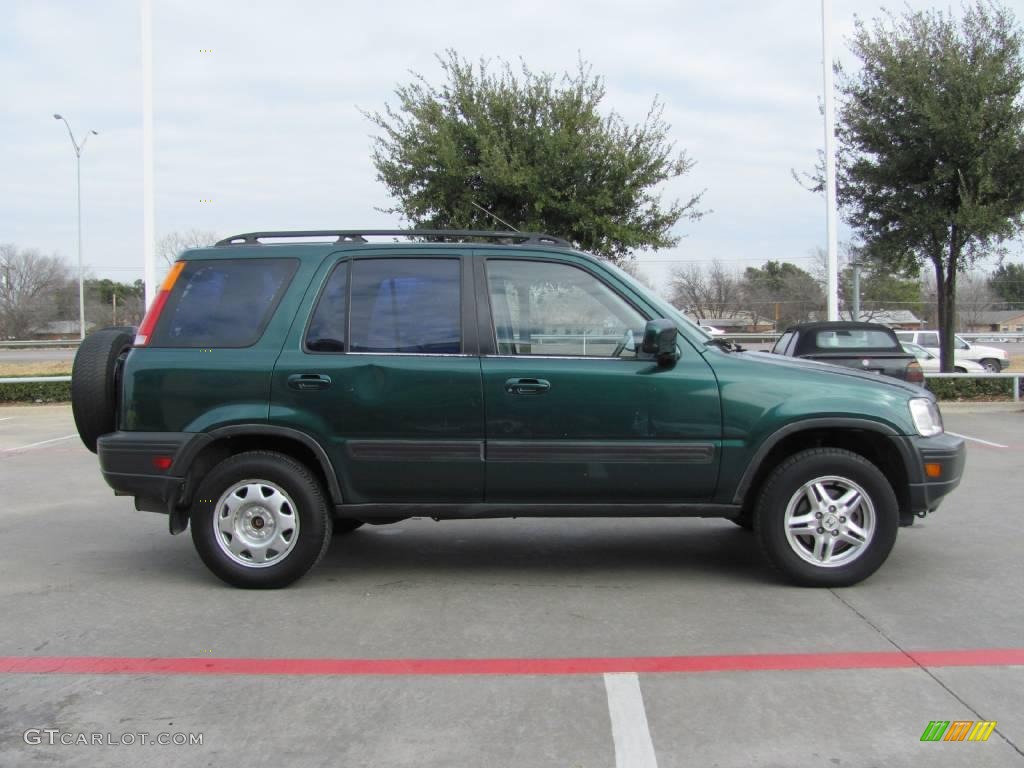 1999 CR-V EX 4WD - Clover Green Pearl / Charcoal photo #6