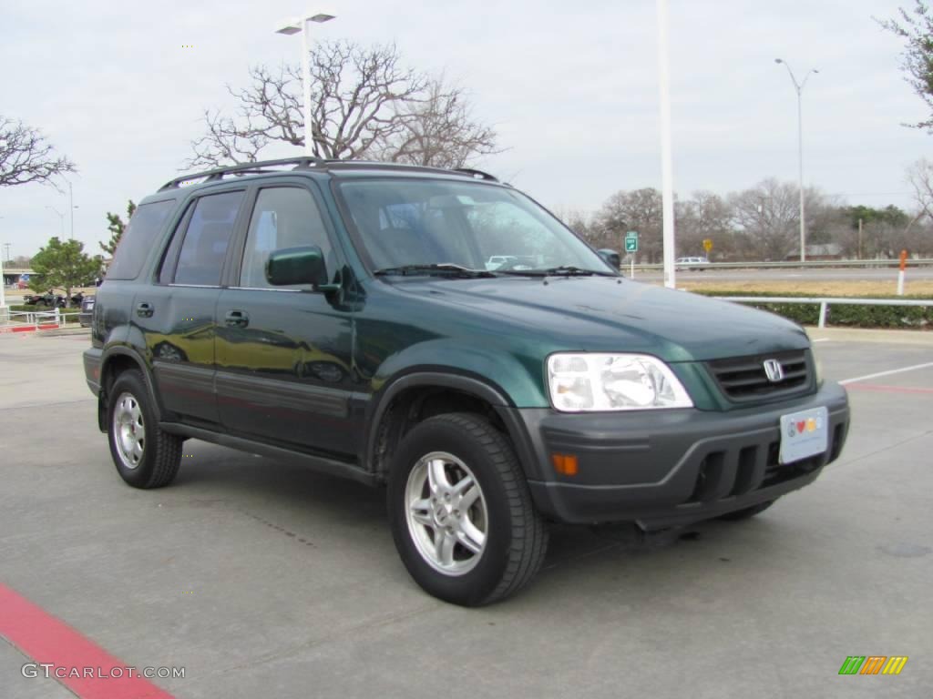 1999 CR-V EX 4WD - Clover Green Pearl / Charcoal photo #7