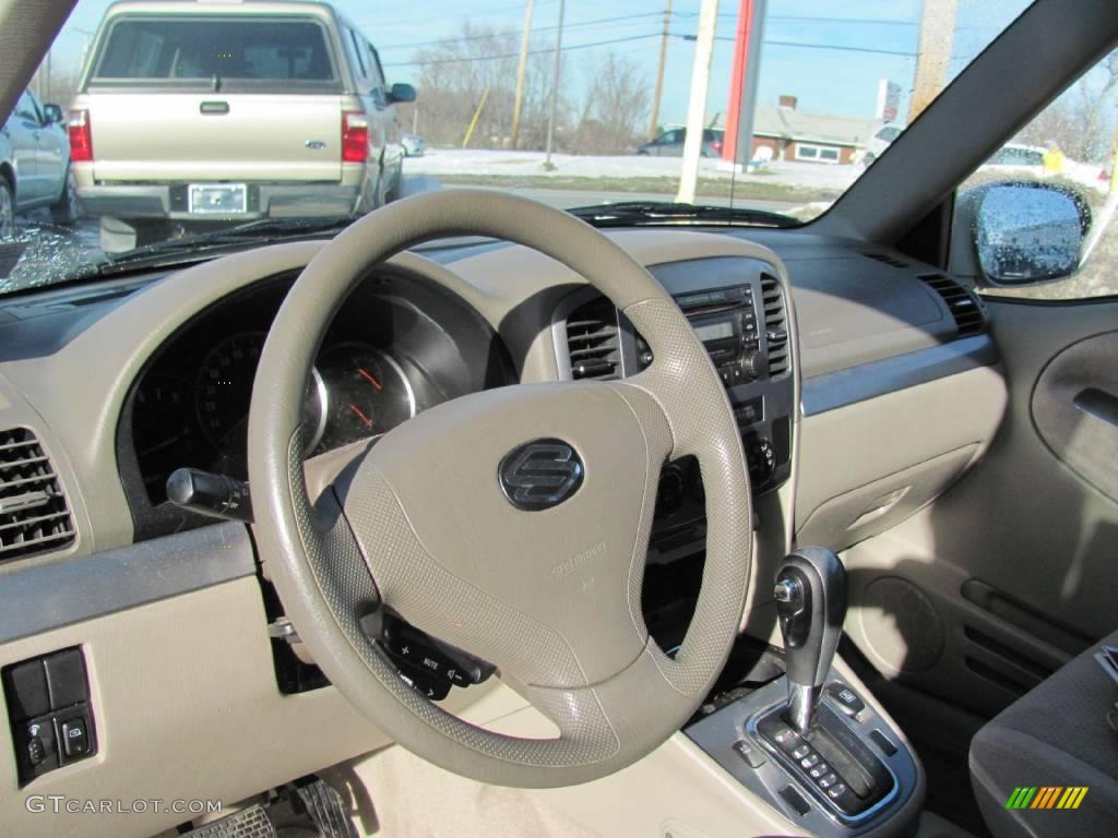 2005 Grand Vitara LX 4WD - Cool Beige Metallic / Beige photo #8