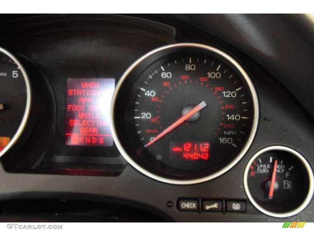 2004 A4 3.0 Cabriolet - Light Silver Metallic / Red photo #11