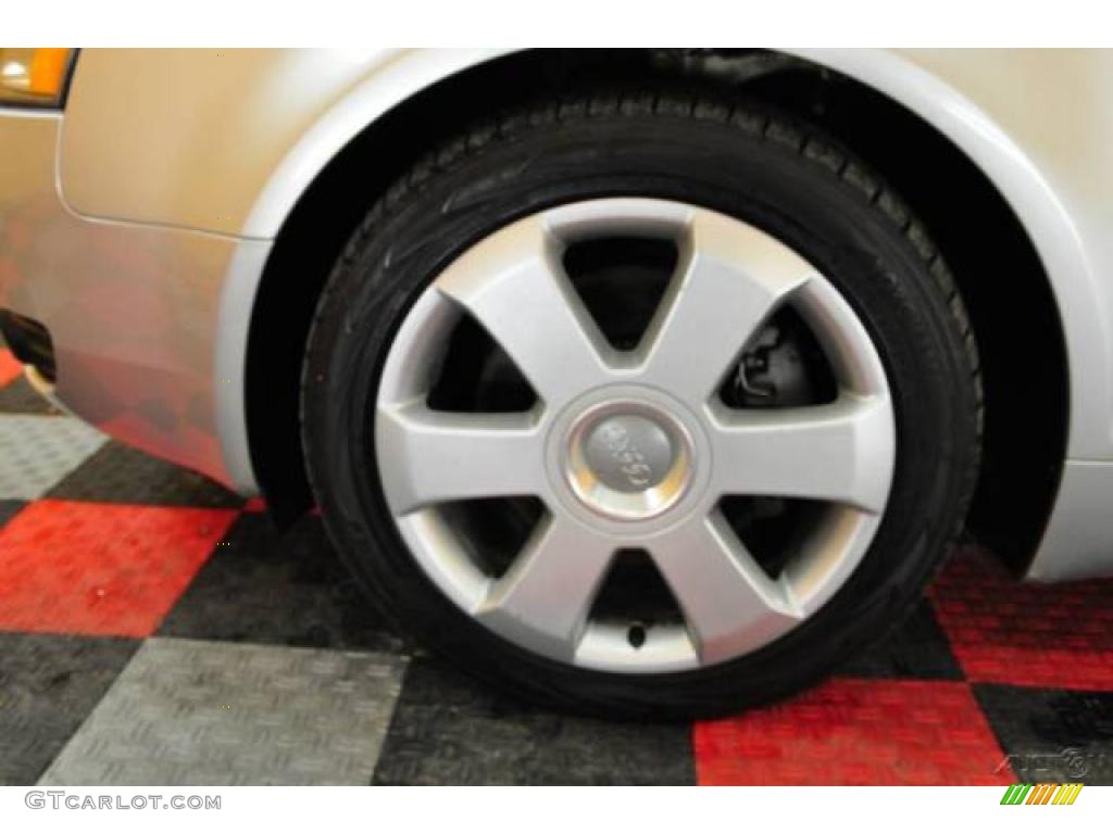 2004 A4 3.0 Cabriolet - Light Silver Metallic / Red photo #17