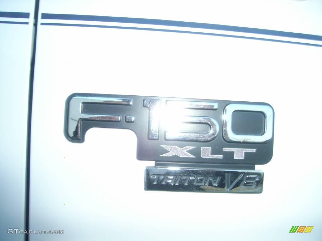 2003 F150 XLT SuperCrew - Oxford White / Medium Graphite Grey photo #10
