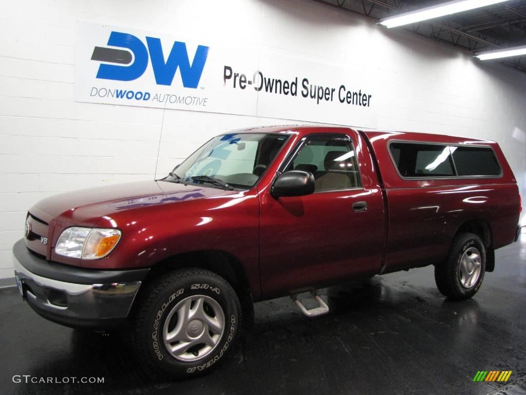 2005 Tundra Regular Cab - Salsa Red Pearl / Taupe photo #2