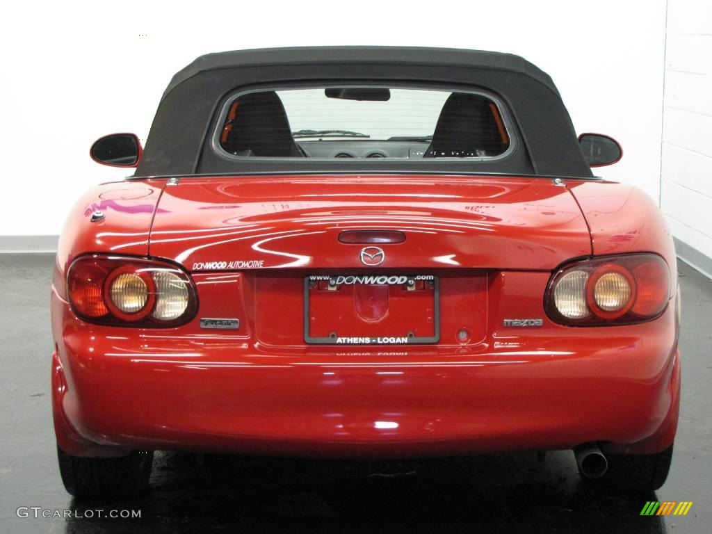 2005 MX-5 Miata LS Roadster - Classic Red / Black photo #7