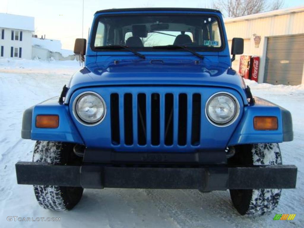 1999 Wrangler SE 4x4 - Intense Blue  Pearlcoat / Agate photo #1