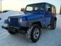 1999 Intense Blue  Pearlcoat Jeep Wrangler SE 4x4  photo #8