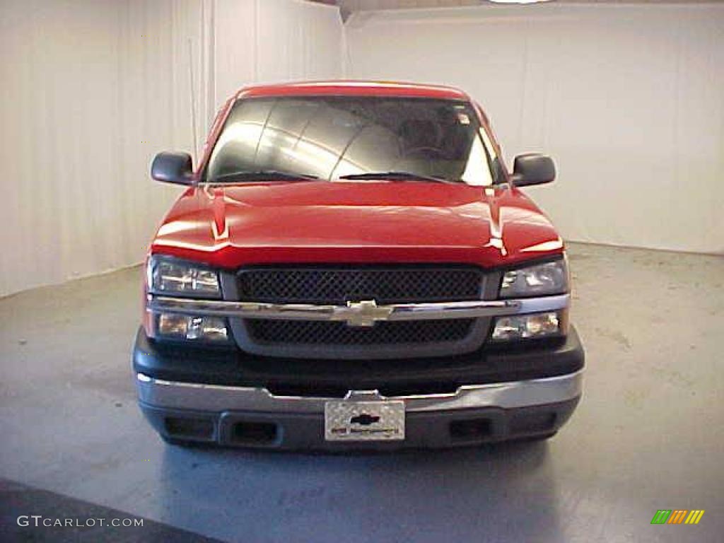 2005 Silverado 1500 Extended Cab - Victory Red / Dark Charcoal photo #2