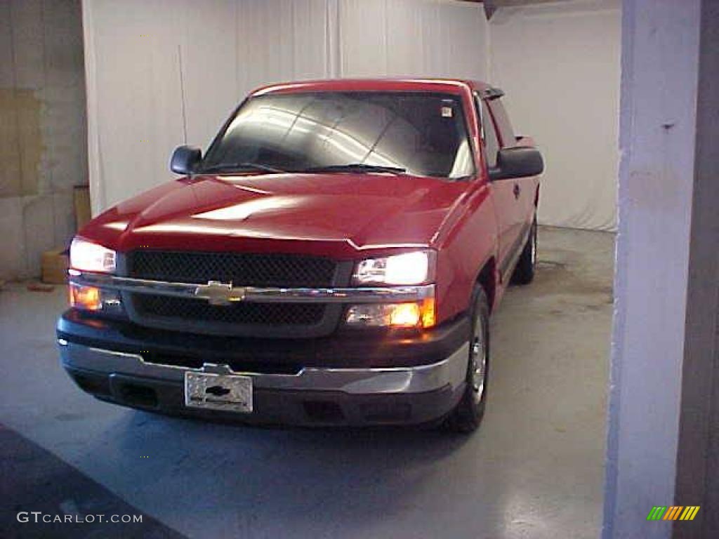 2005 Silverado 1500 Extended Cab - Victory Red / Dark Charcoal photo #3