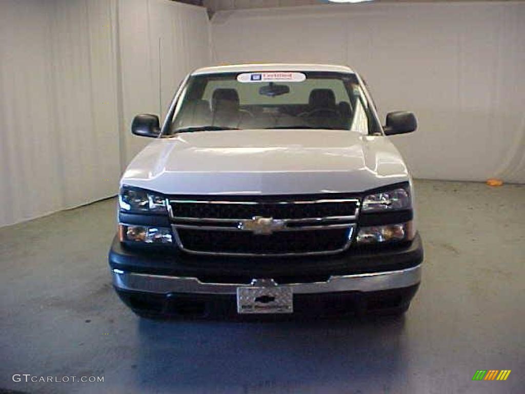 2006 Silverado 1500 Regular Cab - Summit White / Dark Charcoal photo #2