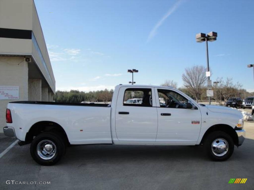 2010 Ram 3500 ST Crew Cab 4x4 Dually - Bright White / Dark Slate/Medium Graystone photo #2