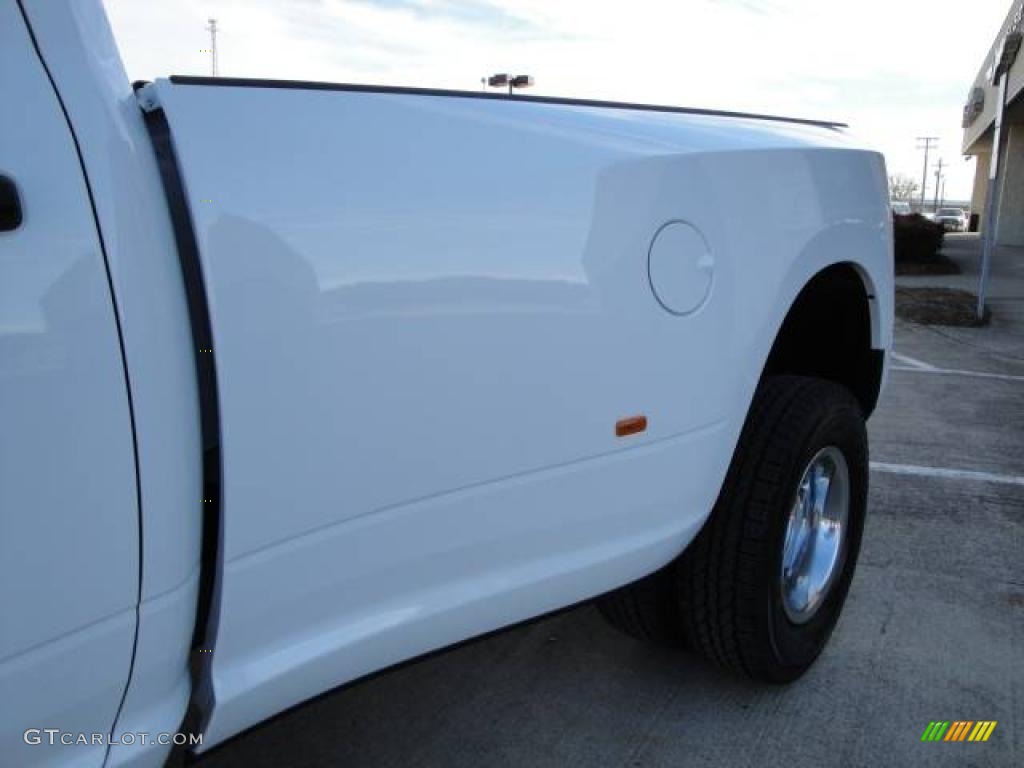 2010 Ram 3500 ST Crew Cab 4x4 Dually - Bright White / Dark Slate/Medium Graystone photo #13