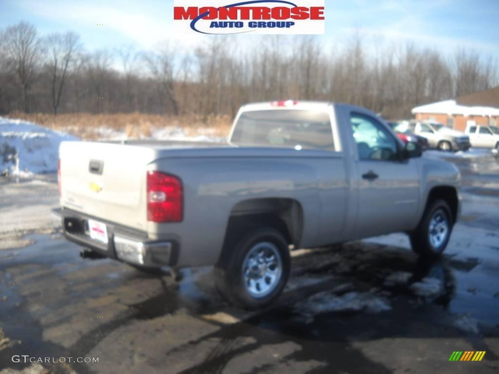 2008 Silverado 1500 Work Truck Regular Cab - Silver Birch Metallic / Dark Titanium photo #2