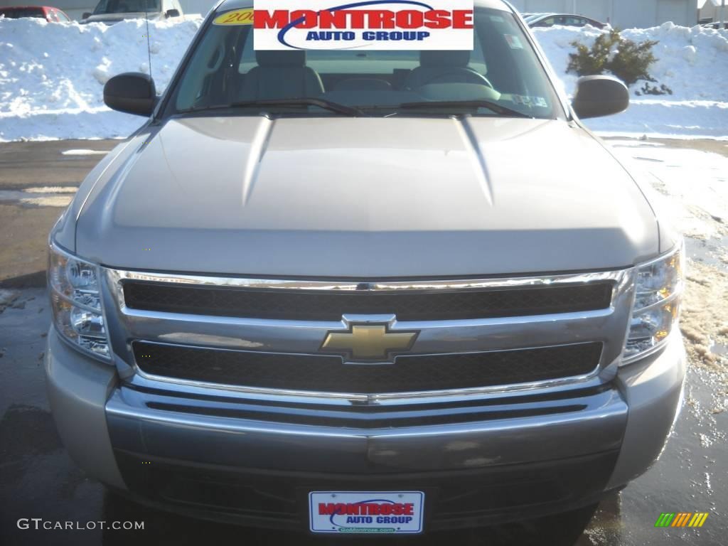 2008 Silverado 1500 Work Truck Regular Cab - Silver Birch Metallic / Dark Titanium photo #20