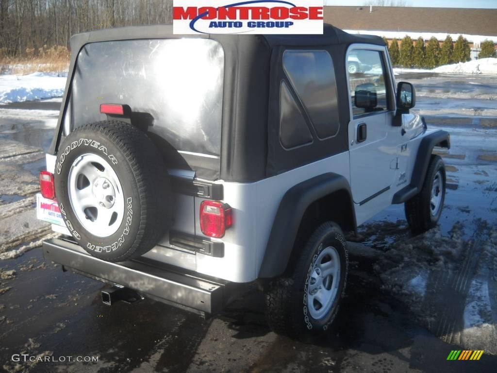 2006 Wrangler X 4x4 - Bright Silver Metallic / Dark Slate Gray photo #3