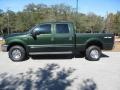 1999 Dark Hunter Green Metallic Ford F250 Super Duty XLT Crew Cab 4x4  photo #7