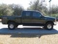 1999 Dark Hunter Green Metallic Ford F250 Super Duty XLT Crew Cab 4x4  photo #8