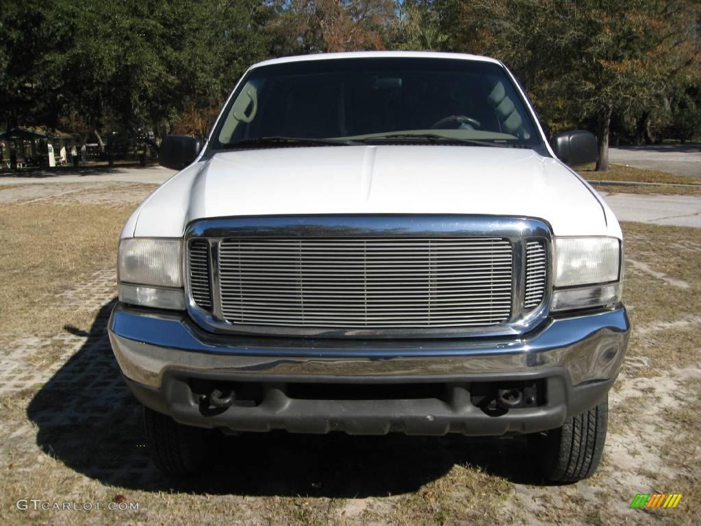 1999 F250 Super Duty Lariat Extended Cab 4x4 - Oxford White / Medium Prairie Tan photo #1