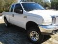 Oxford White - F250 Super Duty Lariat Extended Cab 4x4 Photo No. 3