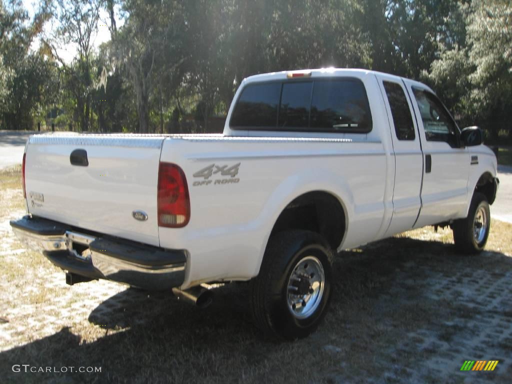 1999 F250 Super Duty Lariat Extended Cab 4x4 - Oxford White / Medium Prairie Tan photo #12