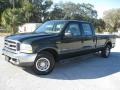 2003 Dark Highland Green Metallic Ford F350 Super Duty XLT Crew Cab  photo #6