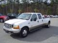 2000 Oxford White Ford F350 Super Duty Lariat Crew Cab Dually  photo #1