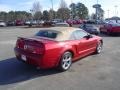2008 Dark Candy Apple Red Ford Mustang GT/CS California Special Convertible  photo #5