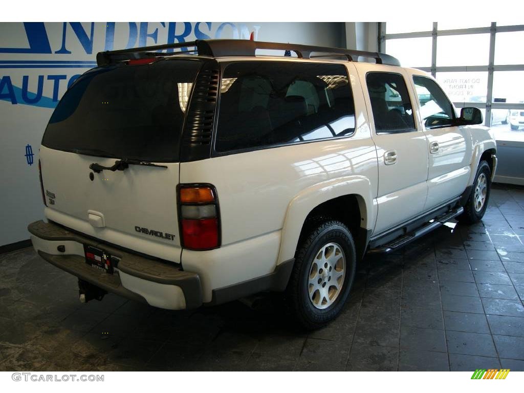 2004 Suburban 1500 Z71 4x4 - Summit White / Tan/Neutral photo #2